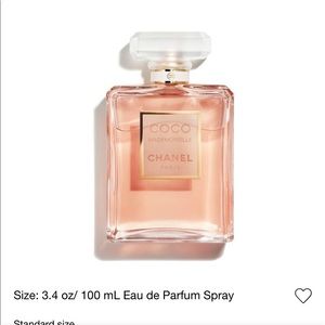 Coco Chanel Perfume Madamoiselle 3.4 fl oz